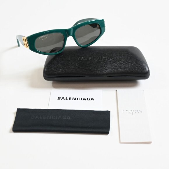 Balenciaga BB0095S 005 Sunglasses with Gold Logo Brand new and 100% AUTHENTIC. main image 9
